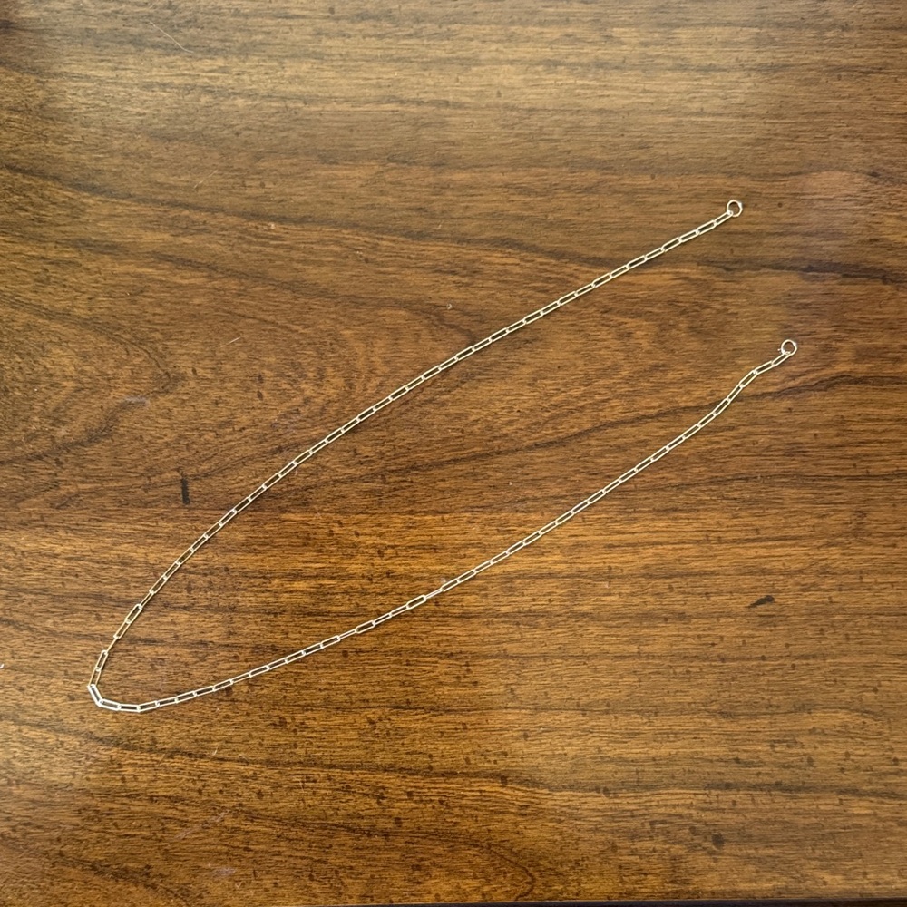 Memento custom gold charm necklace - CHAIN ONLY